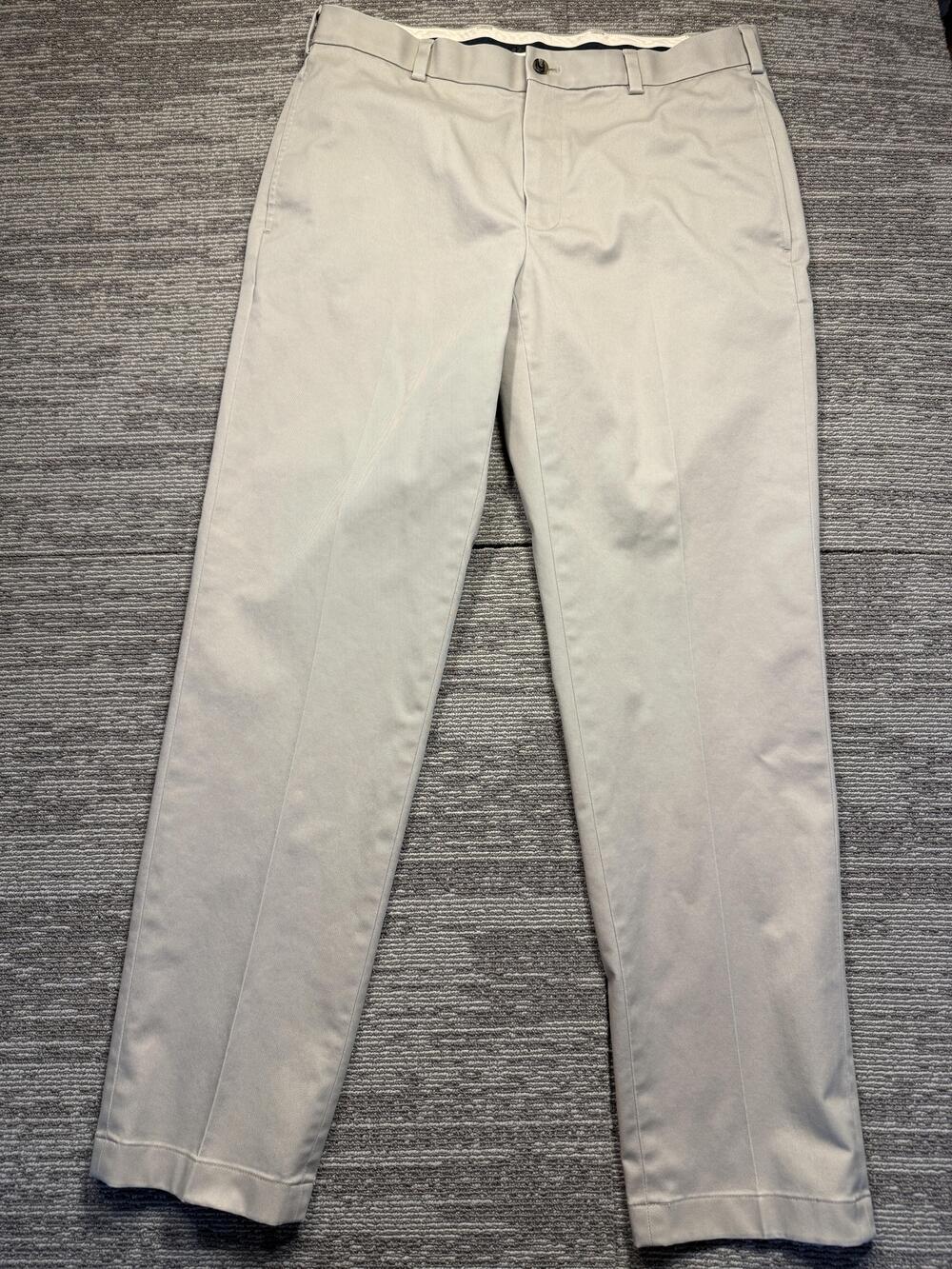 Brooks Brothers Pants Mens 34x32 Beige Advantage Chino Clark Fit Straight Leg
